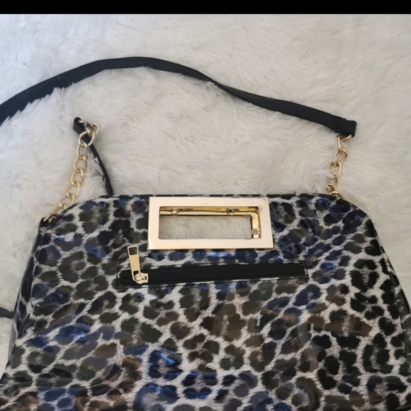 Leopard print Clutch crossbody duo luxury - Picture 2 of 2